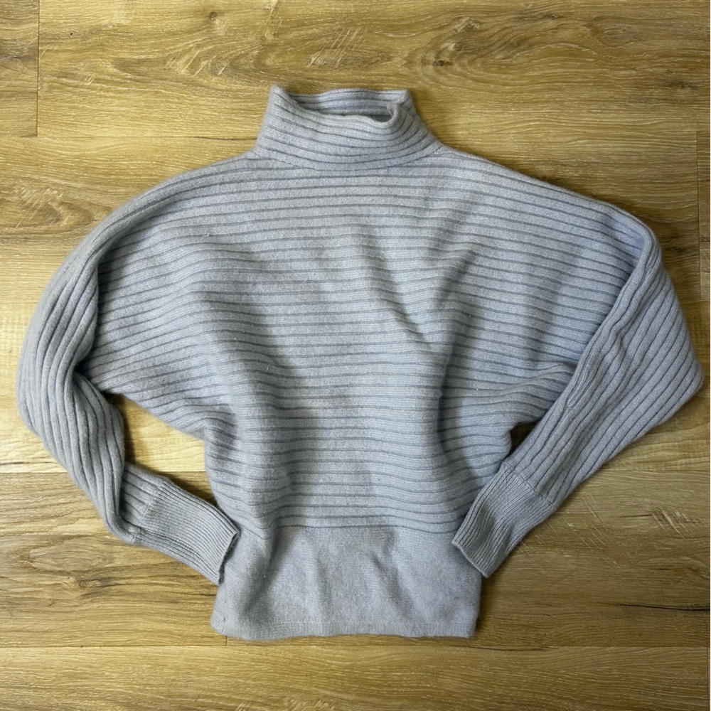 ◾️Nordstrom Signature 100% Cashmere Ribbed Turtleneck Sweater